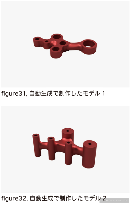 自動生成で制作したモデル1・2